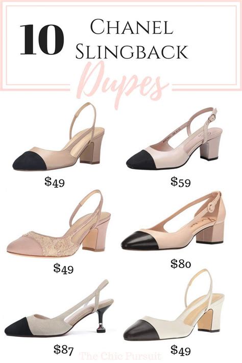 chanel dupes sandals|chanel slingback flats dupe.